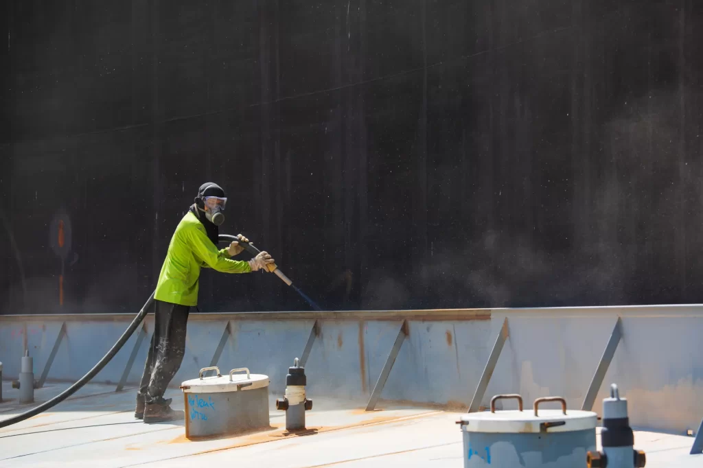 fort mc murray sand blastin